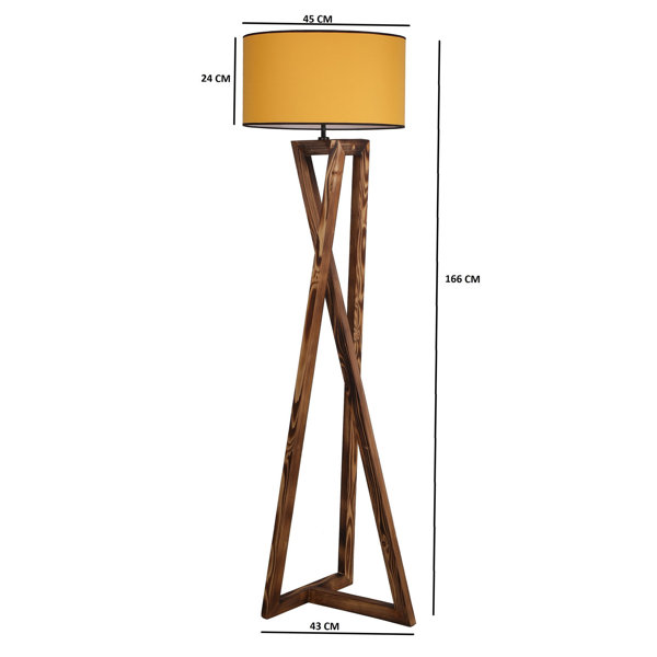 Foundstone 166 cm Tripod-Stehlampe Alana & Bewertungen | Wayfair.de